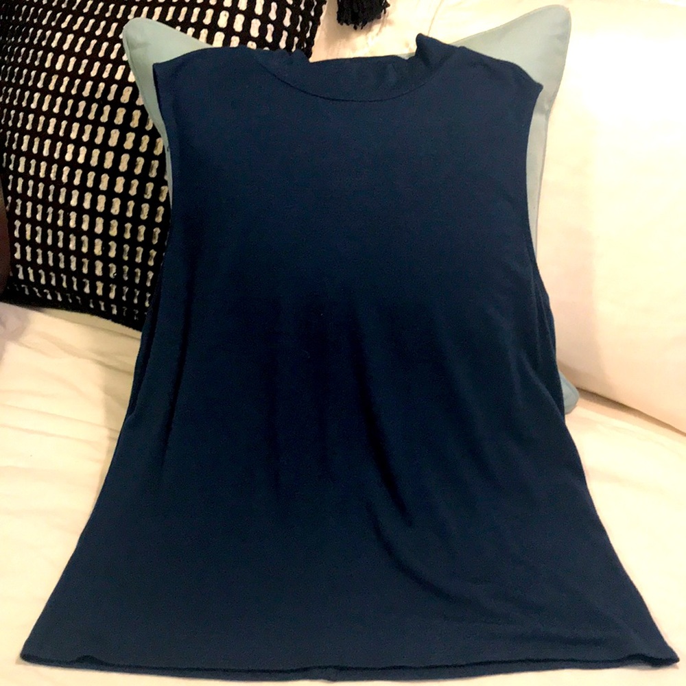Athlete Blue Sleeveless Top